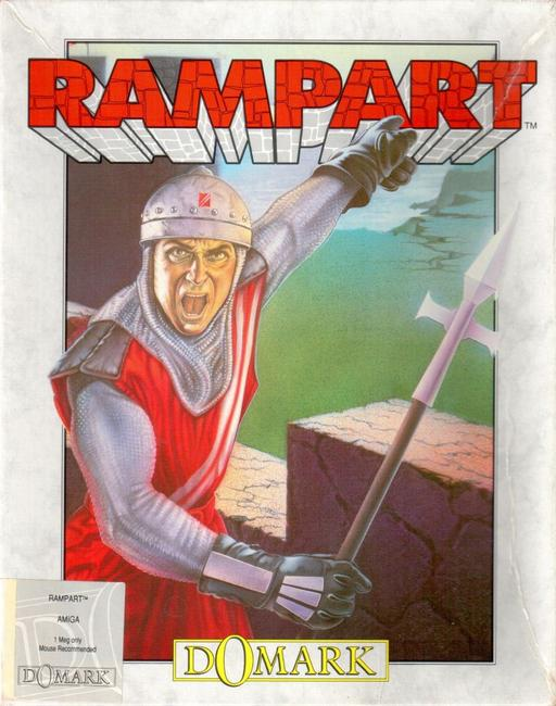 Rampart box art for Amiga